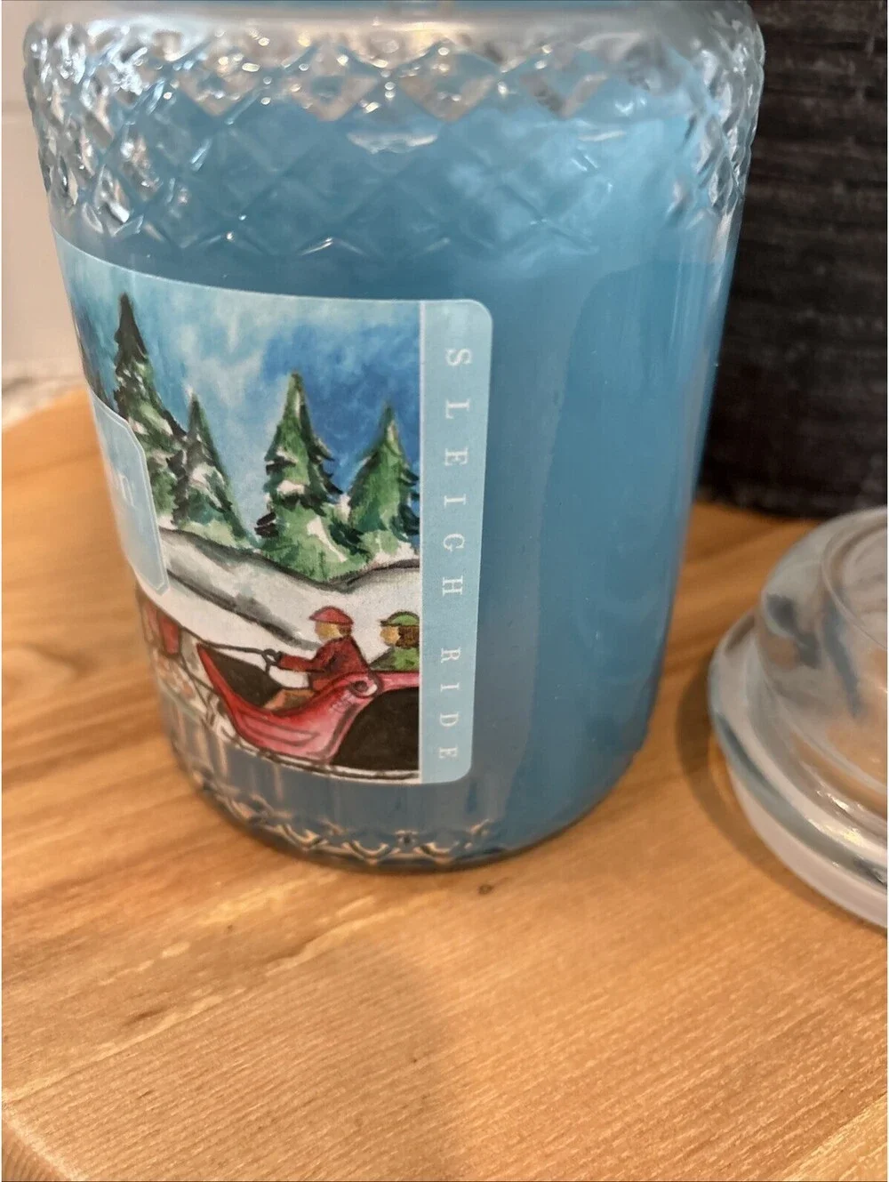Gold Canyon Candle Sleigh Ride Full Large Size 26 oz Retired Scent Christmas VTG